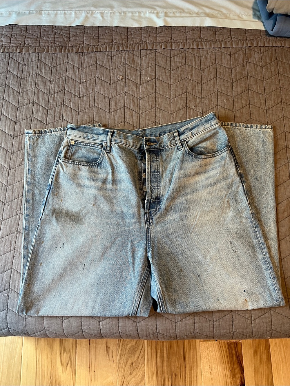 Everlane Light Blue Cropped Ankle Jeans